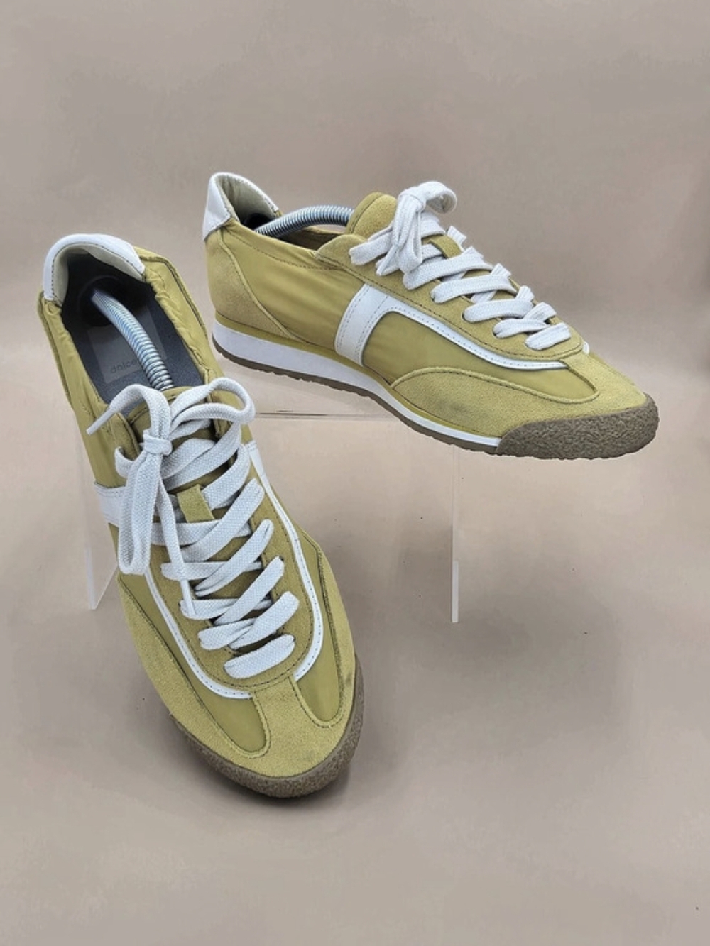dolce vita Sariya Yellow & White Nylon Sneaker Women's Size 6 1/2 6.5
